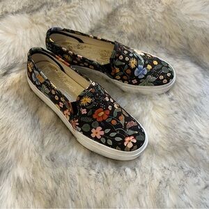 NWOT Ked’s Rifle Paper Co Floral Slip-On Sneakers Cute Whimsy